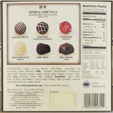 Lindt Premium Chocolates 3.8oz