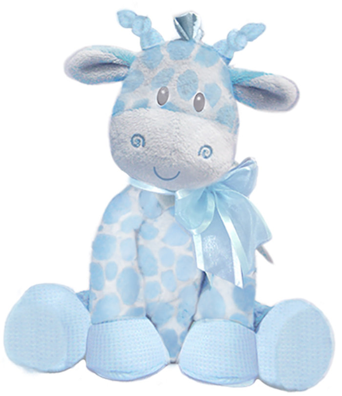 8.5\" Jingles Giraffe Blue sitting