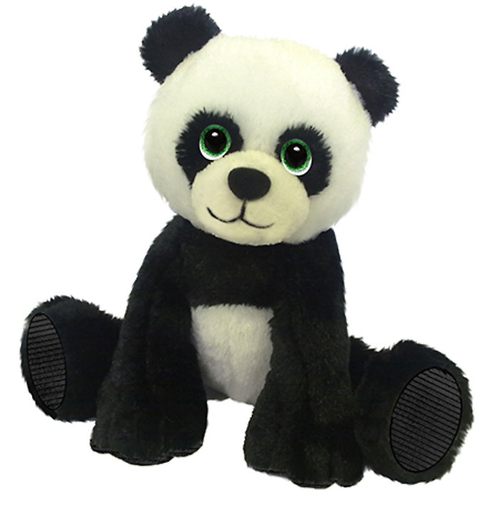 PANDA BEAR 7\" Floppy Friends Sitting