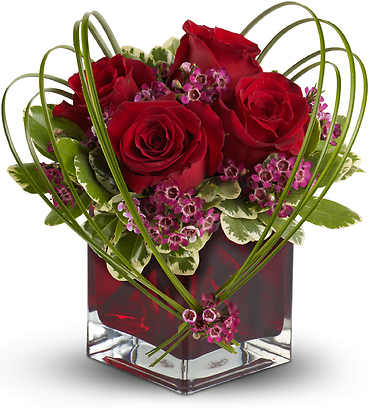 Sweet Thoughts Bouquet with Red Roses