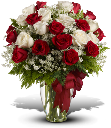 Love\'s Divine Bouquet - 24 Long Stemmed Roses