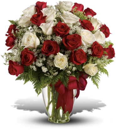 Love\'s Divine Bouquet - 24 Long Stemmed Roses